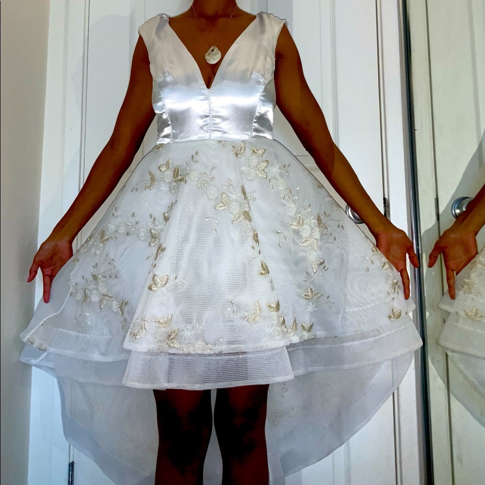 White dress